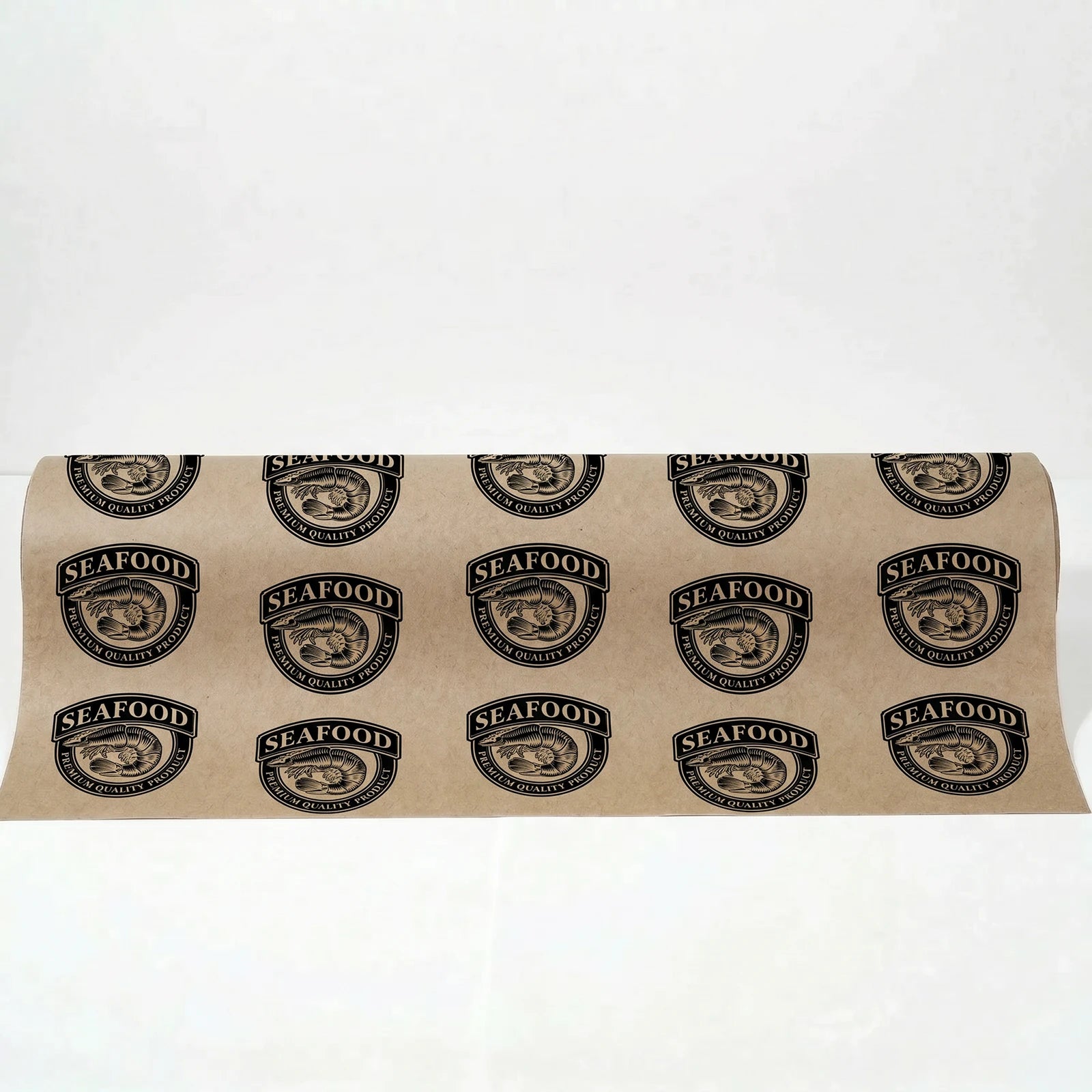 Einschlagpapier auf Rolle | Braun | 1-farbiger Druck