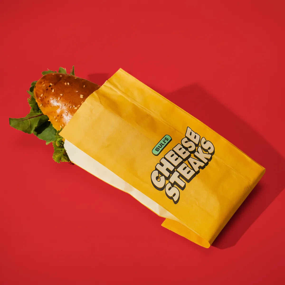 Custom Printed Sandwich Paper Bags - White