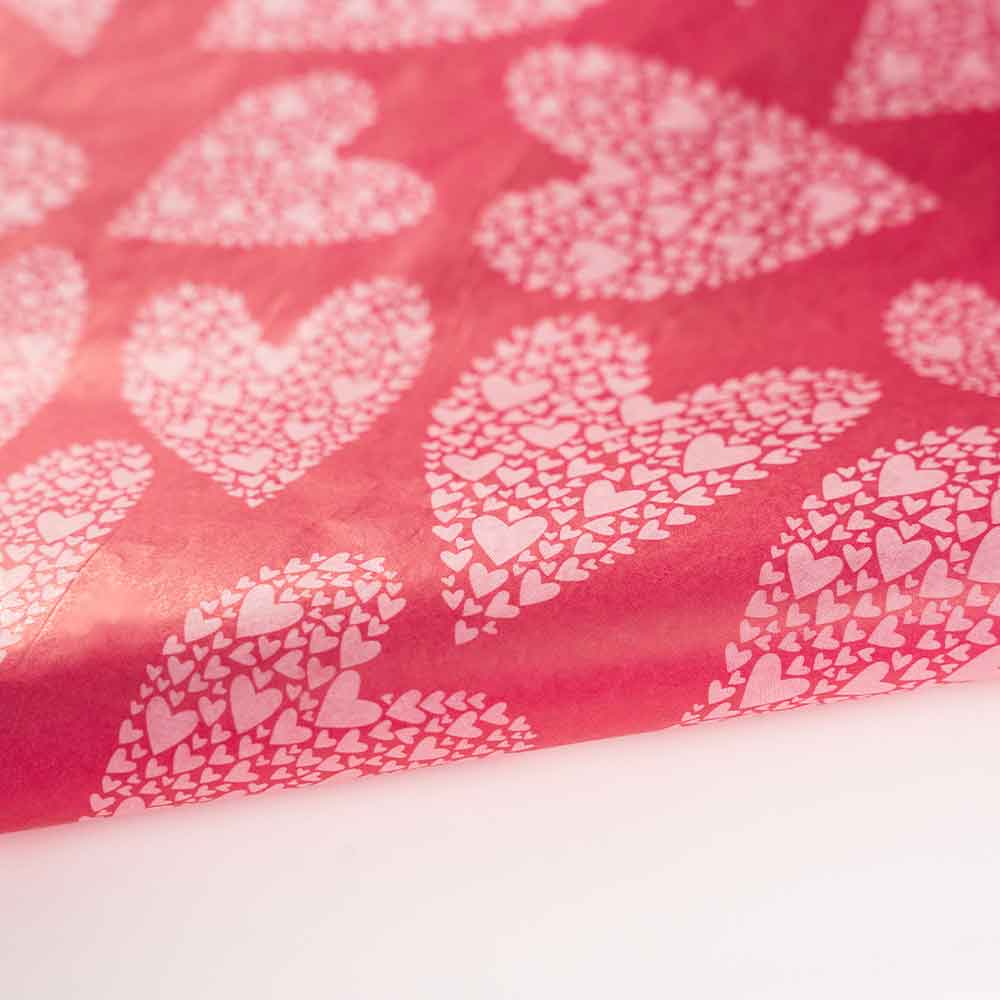 Seidenpapier mit vorgefertigtem Design