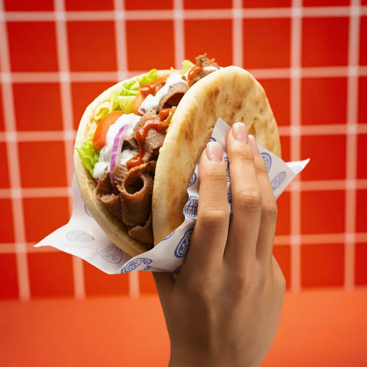 Custom Printed Doner Kebab Paper