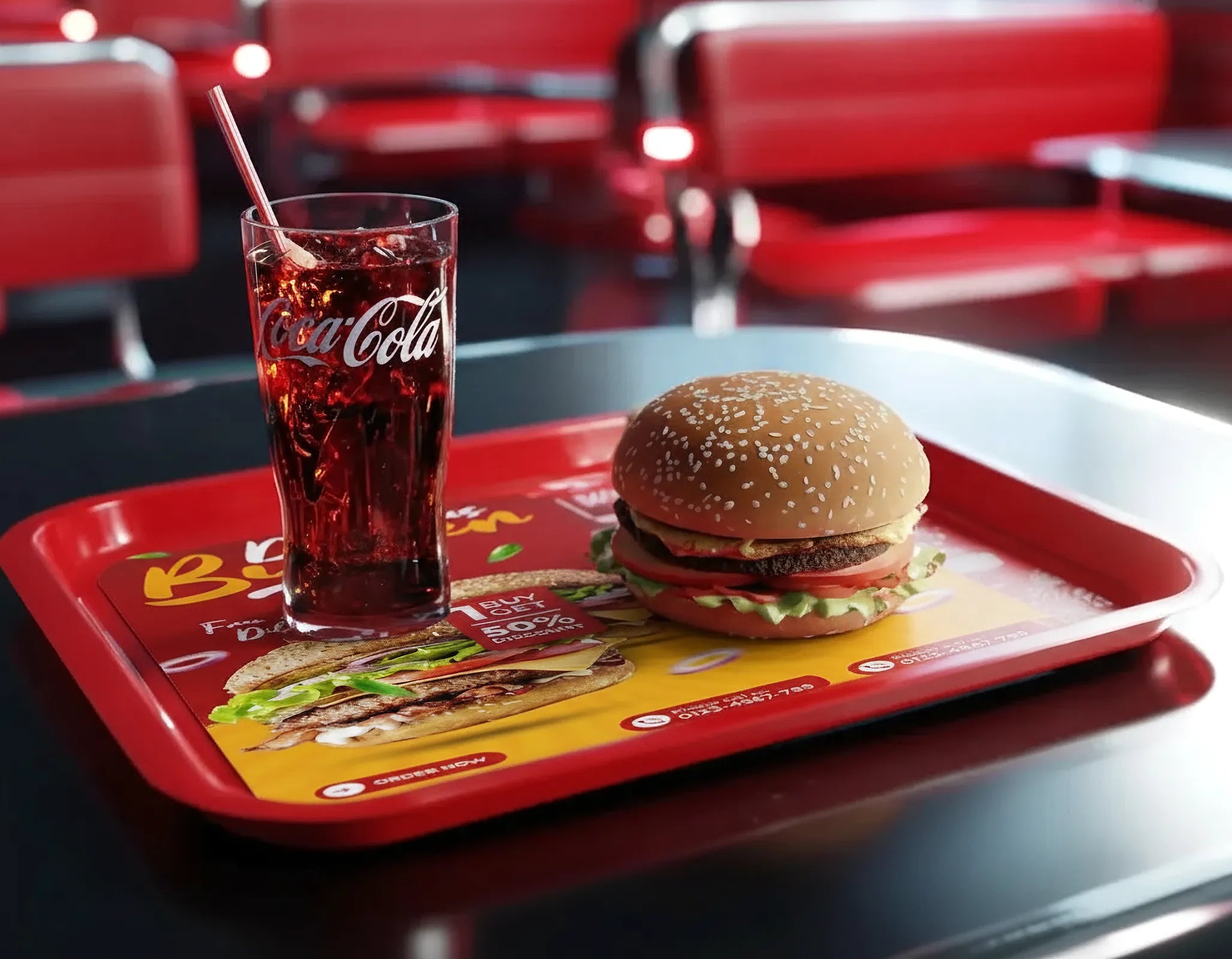 Custom Printed Tray Liners - Placemats