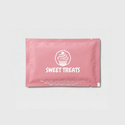 Custom Printed Wet Wipes - 140 x 93 mm - Triplex