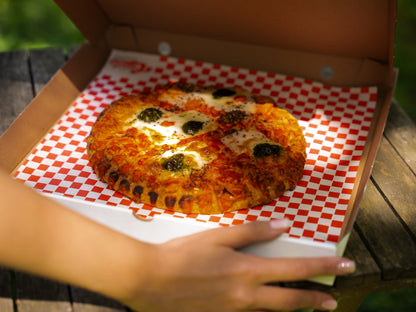 Pizzakarton in Weiß | Digitaldruck 