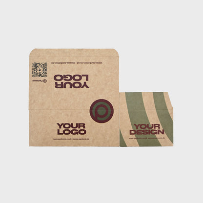 Custom Printed Food Boxes - Lock Bottom - Foldable - Kraft