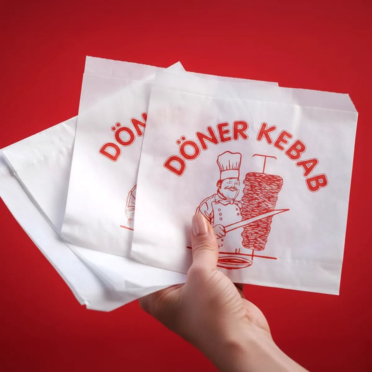 Döner-Tüten | Weiß
