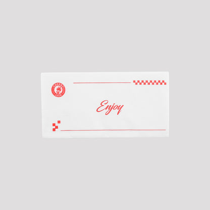 33 x 33 cm Napkin - 2 Layer - White