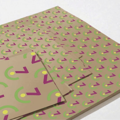 Custom Printed Greaseproof Paper - Brown
