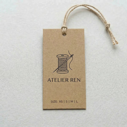 Custom Hang Tag - Rectangular - Kraft