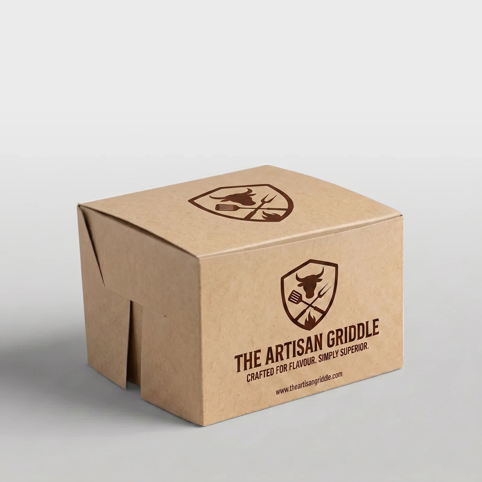 Burgerbox | Braun | Einfacher Aufbau 