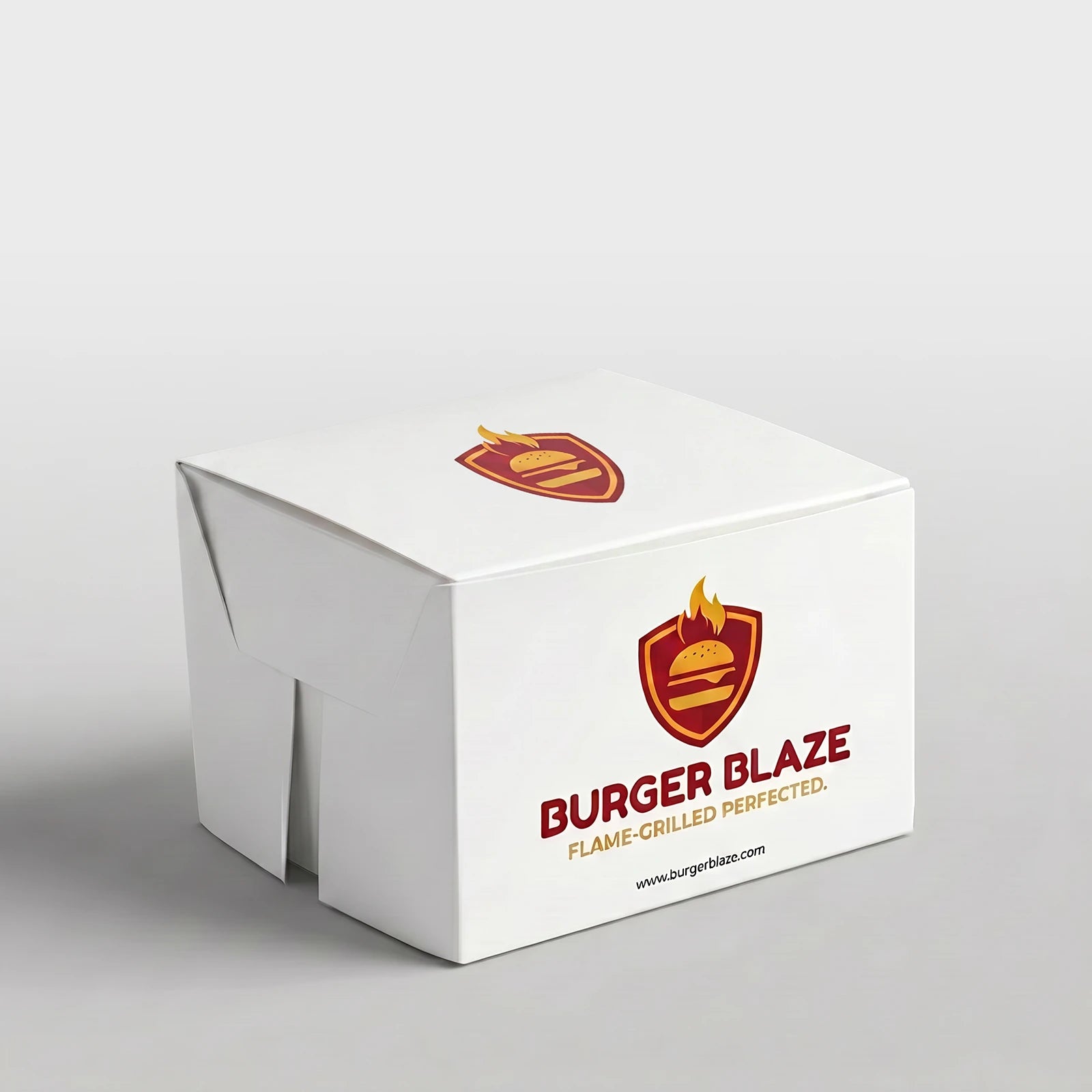 Burgerbox | Weiß | Einfacher Aufbau  