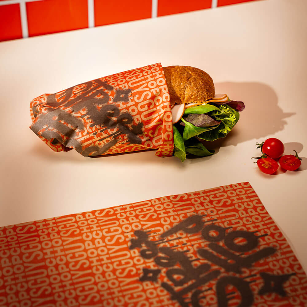 Lebensmittel-Einschlagpapier | Braun 