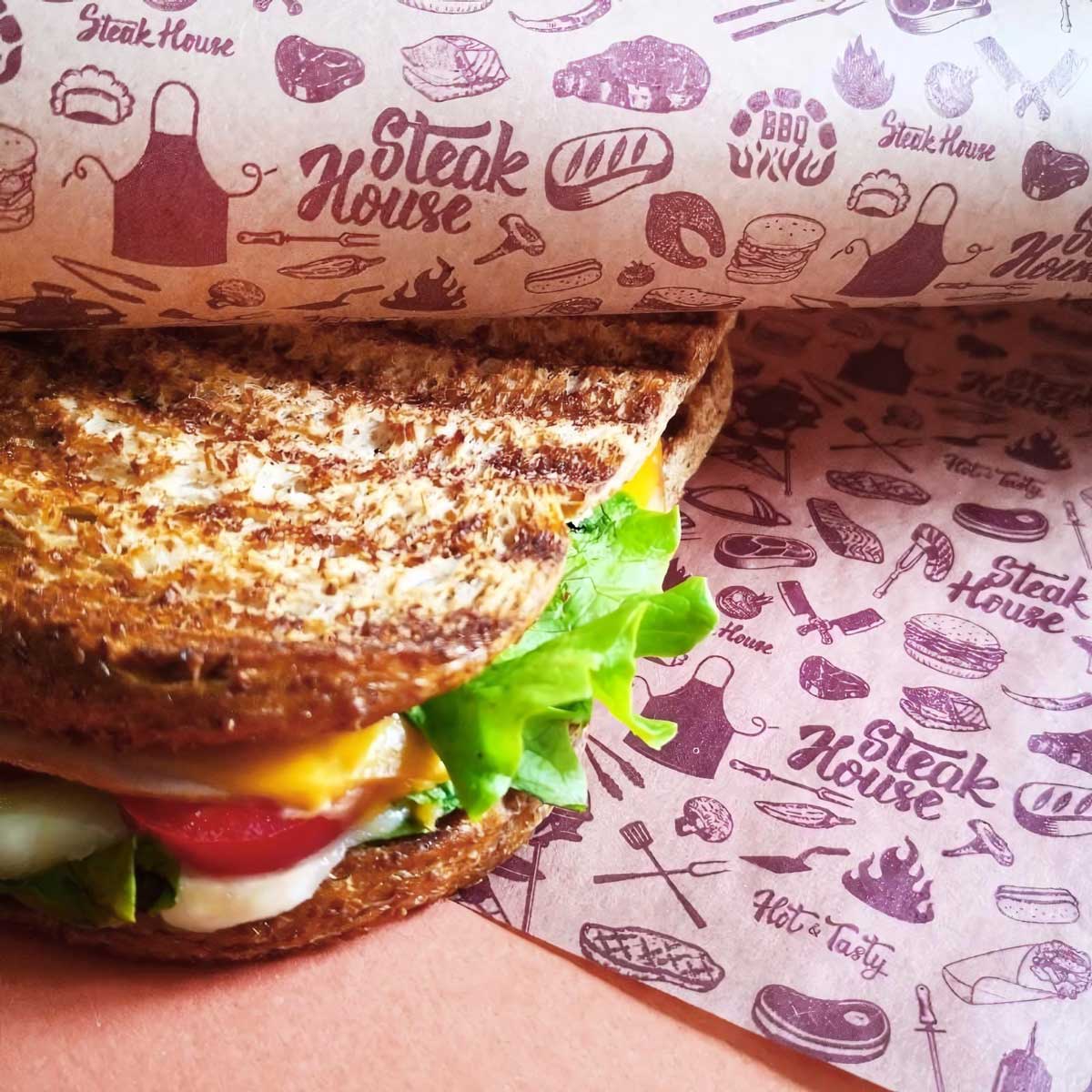 Lebensmittel-Einschlagpapier | Weiß